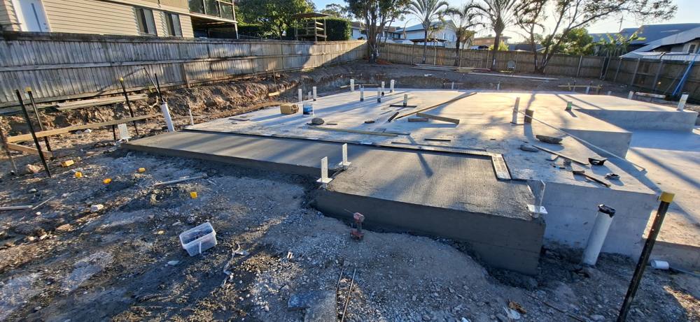 Slab down