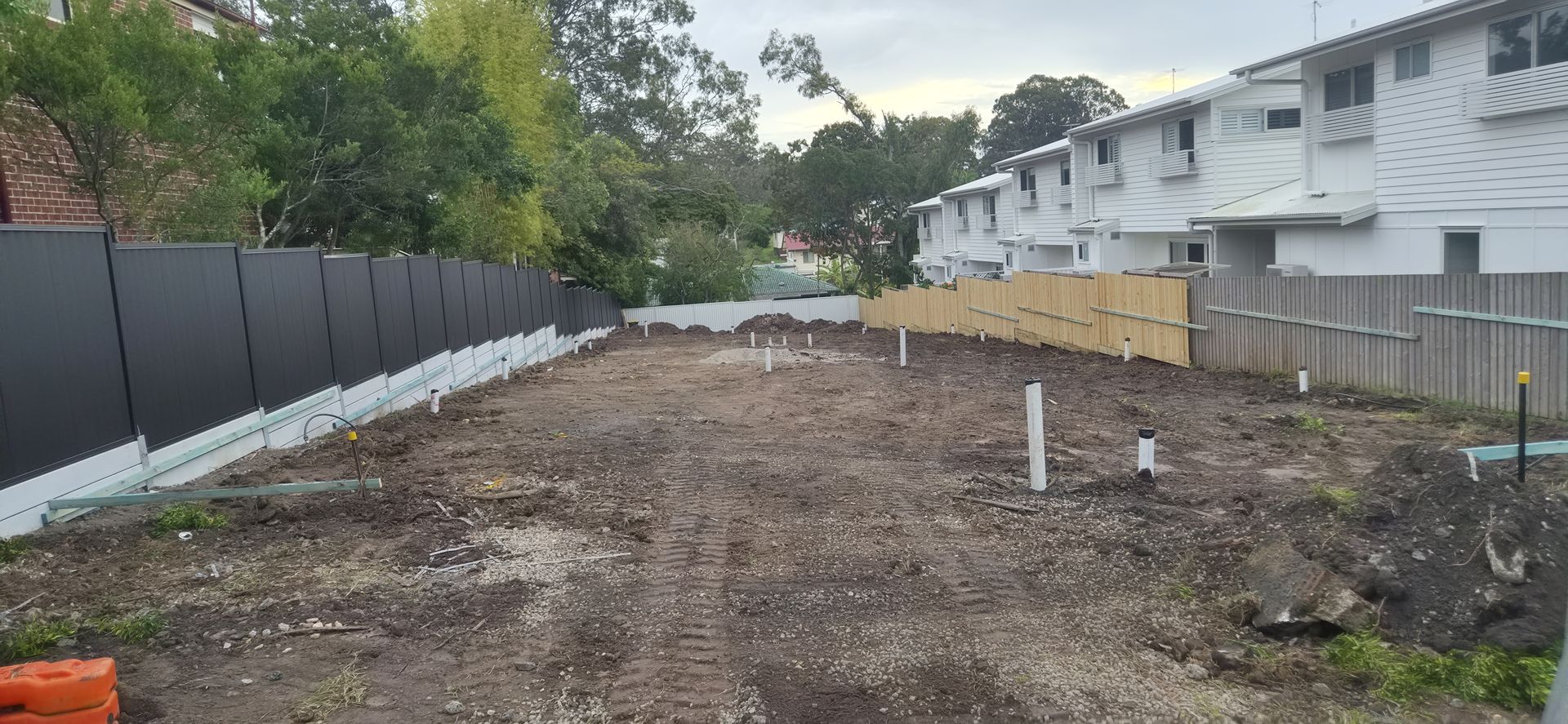 Earthworks underway