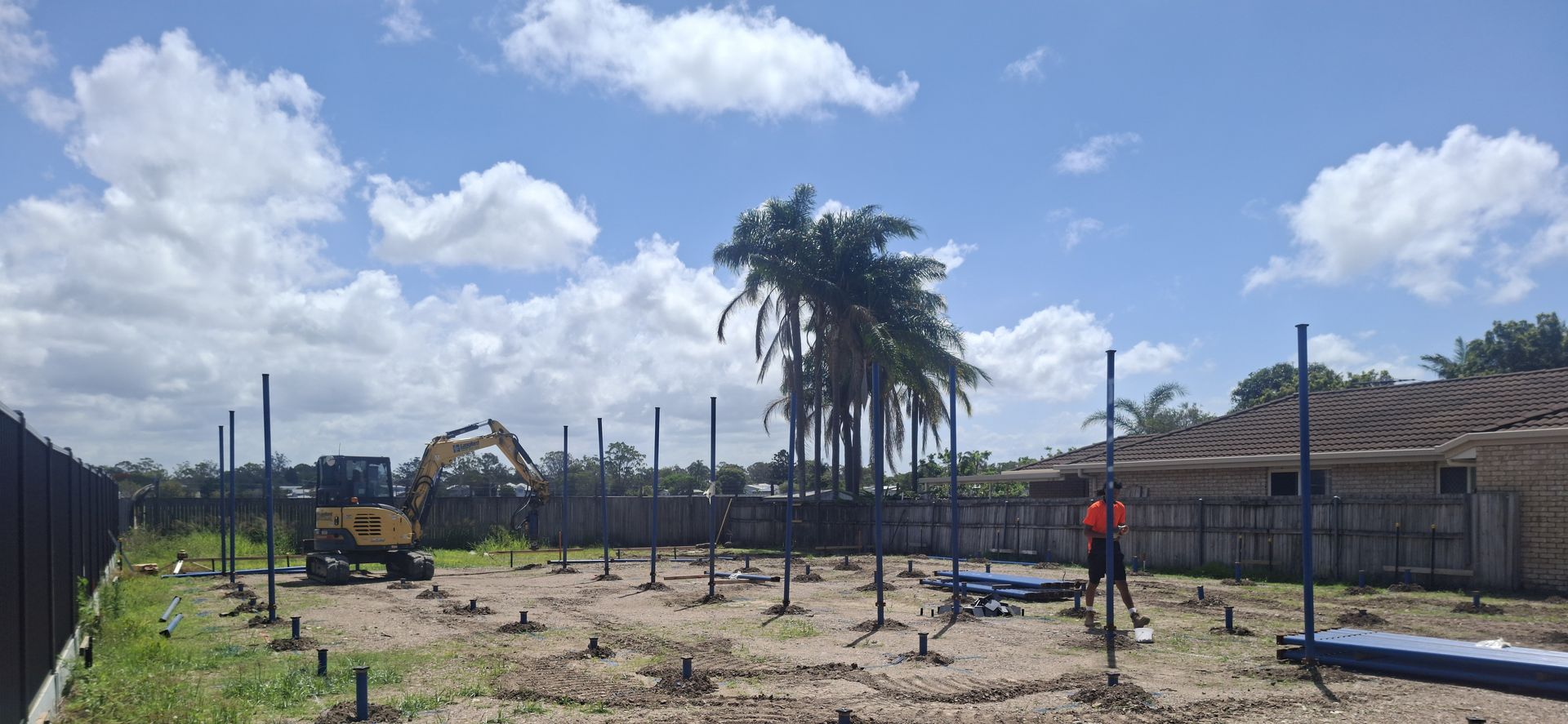 Foundations underway