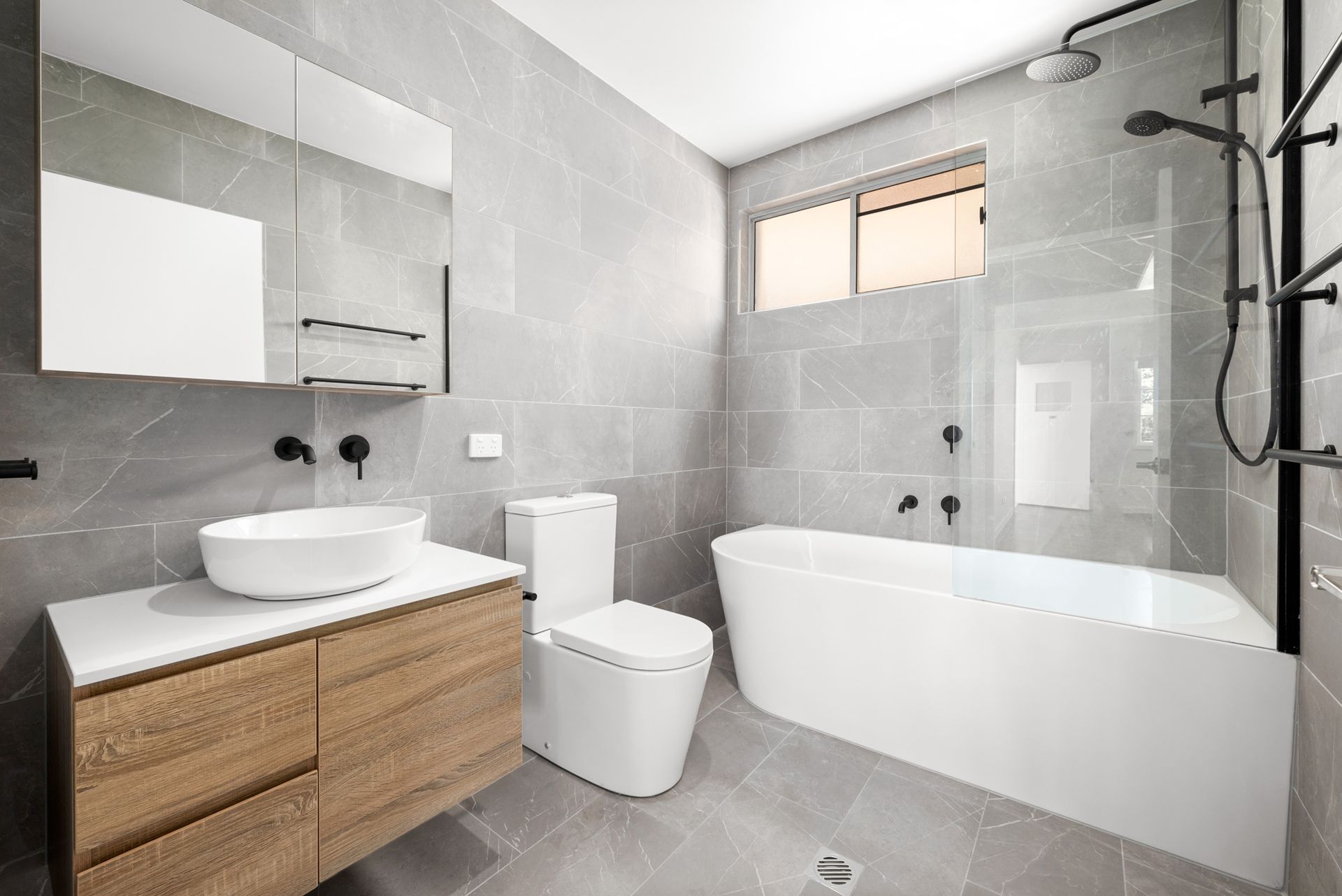 The added second bathroom