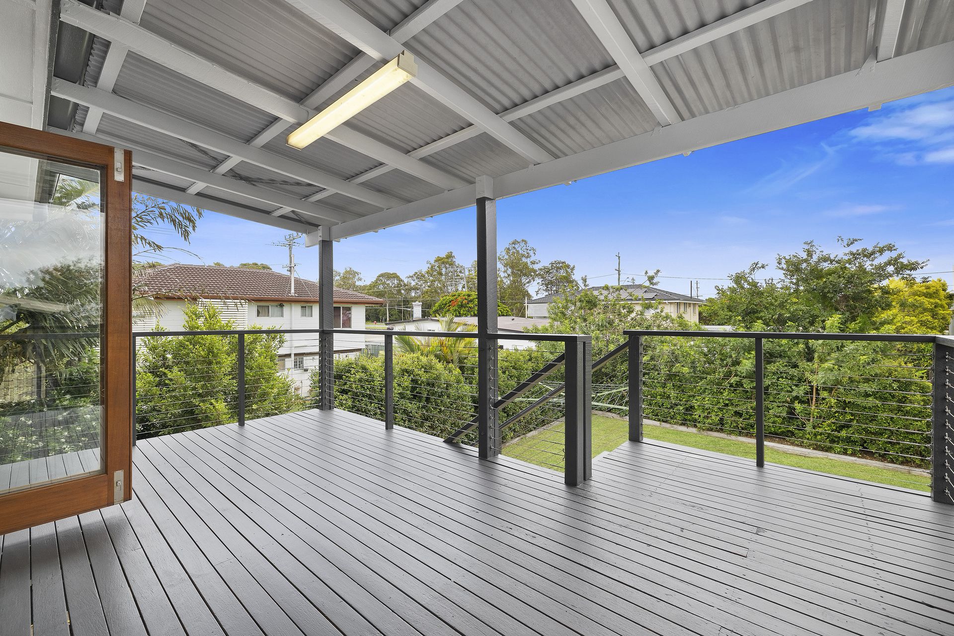 Rear deck