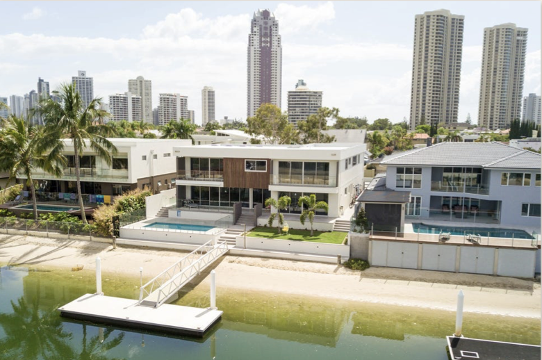 Surfers Paradise knockdown rebuild waterfront home